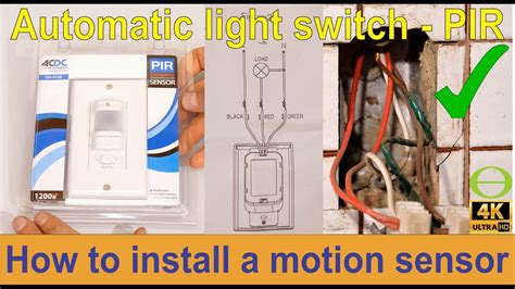 pir junction box|how to wire pir light.